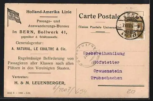 AK Passagierschiff Dampfer T. S. S. Rotterdam der Holland-America Linie in Fahrt