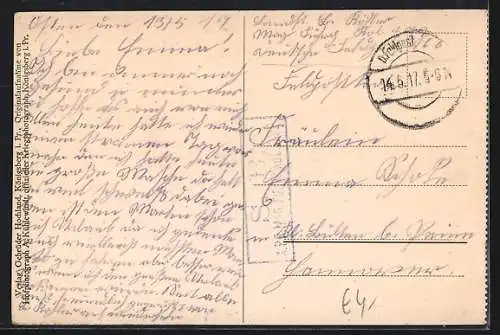 AK Wilna, grösste Griech.-kath. Kirche der Stadt mit dt. Soldaten