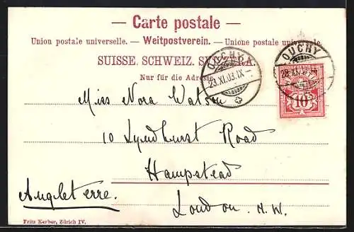 AK Genf, Museum Ariana