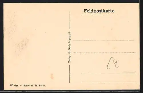 AK Dontrien, Partie an der Kirche