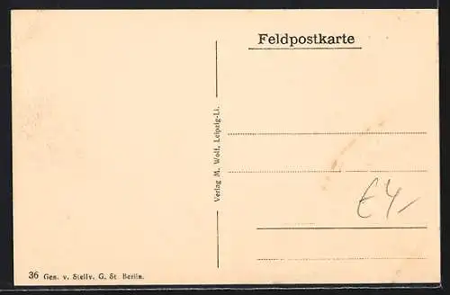 AK St.Marie-a-Py, Strassenpartie mit Ruinen