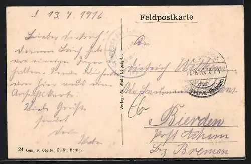 AK St. Masmes, Soldats avant l`Eglise