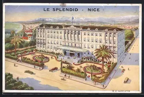 AK Nice, Le Splendid Hotel, 50 Boulevard Victor-Hugo
