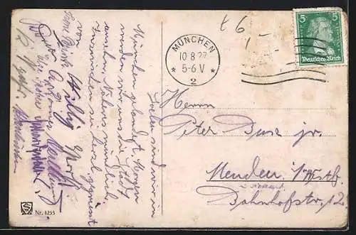 AK Weidmannsheil! 1, 2, 3, Prost g`suffa!, unzählige Jäger halten Bierkrüge zuprostend in die Luft