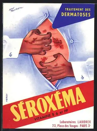 AK Reklame für die dermatologische Creme Séroxéma