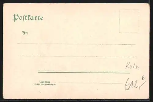 Lithographie Köln, Heimgang Sr. Eminenz des Erzbischofs zu Köln Dr. Hubertus Simar