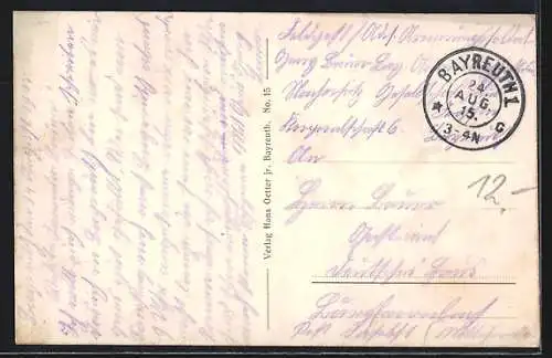 AK Bayreuth, Bataillons-Kasernen des 7. Inf. Reg. Prinz Leopold