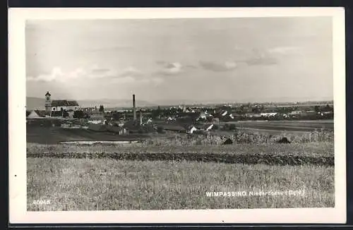 AK Wimpassing /Niederdonau, Panorama mit Kirche