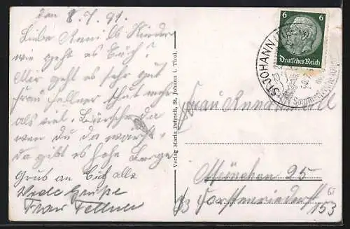 AK St. Johann, Ansicht vom Gasthof zum Bären