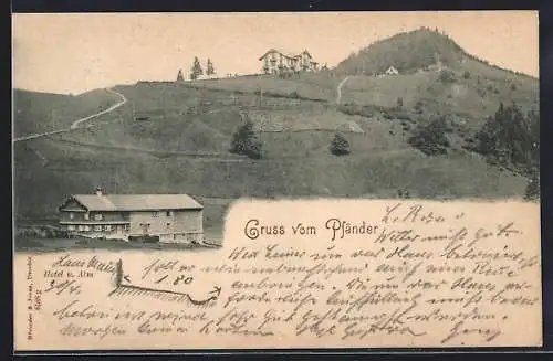 AK Pfänder, Hotel und Alm