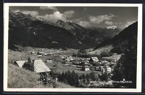 AK St. Anton am Arlberg, Motiv aus dem Ort
