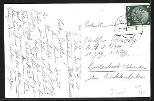 AK St. Anton am Arlberg, Motiv aus dem Ort