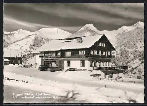 AK Raggal i. Grosswalsertal, Hotel Nova im Schnee