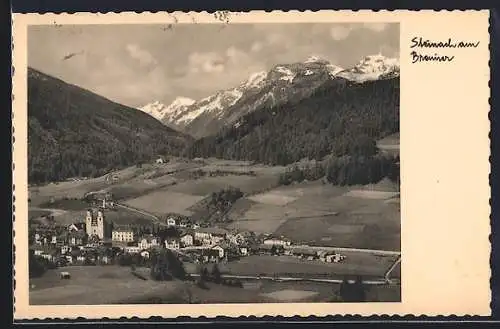 AK Steinach a. Brenner, Ortsansicht aus der Vogelschau