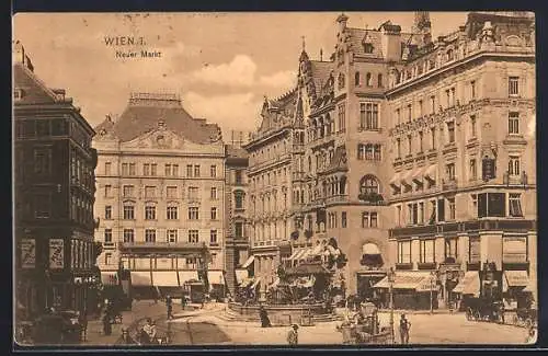 AK Wien, Neuer Markt mit Geschäften