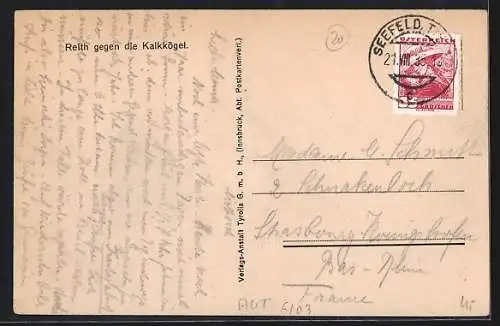 AK Reith, Teilansicht gegen die Kalkkögel