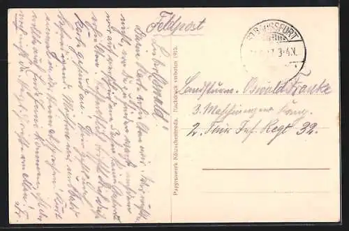 AK Henschleben b. Straussfurt, Gastwirtschaft Otto Engelhardt, Mühlenwerke Gebr. Conrad