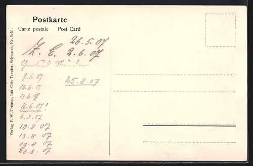 AK Schwarza / Schleusingen, Obertor, Hüttengasse, Ortsansicht, Hirsch