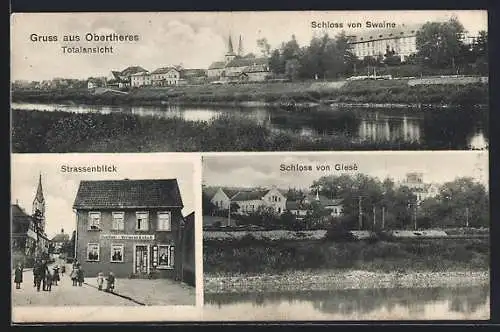 AK Obertheres, Schloss Swaine, Schloss Giese, Handlung Hermann Kubach