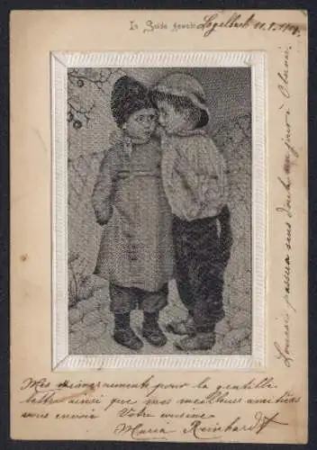 Seiden-AK Kinder unterhalten sich