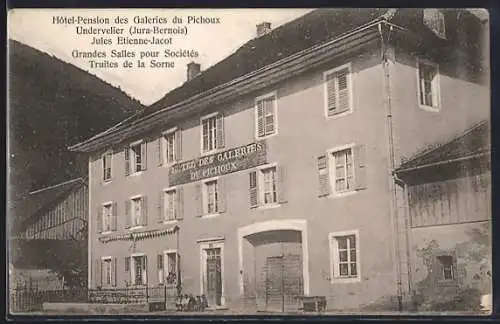 AK Undervelier, Hotel-Pension des Galeries du Pichoux