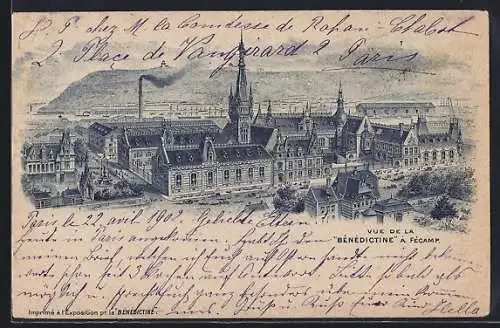 AK Fecamp, vue de la Bénédictine