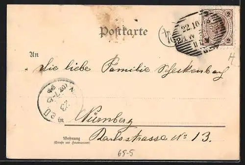 Künstler-AK Eleganter Mann mit Hut