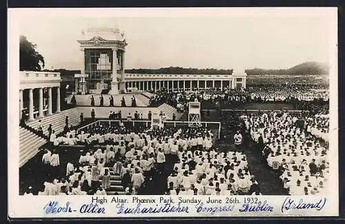 AK Phoenix Park, High Altar 1932
