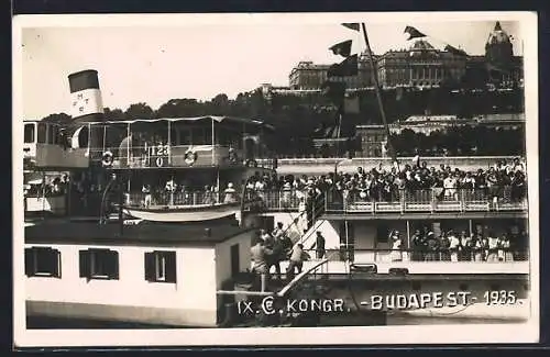 AK Budapest, IX. EC-Kongress 1935