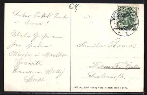 AK Berlin-Charlottenburg, Blick auf den Savignyplatz