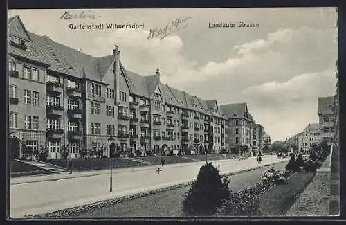 AK Wilmersdorf, Partie in der Landauer Strasse