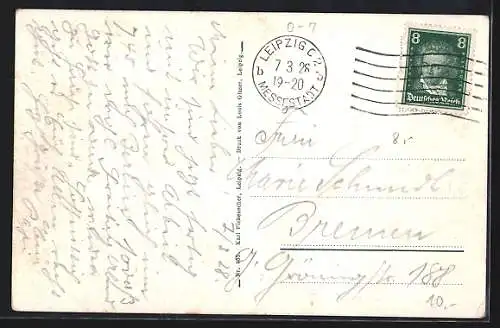 AK Leipzig, Leipziger Alpen, Scherbelberg, Zeppelin, Station Rosentalklamm