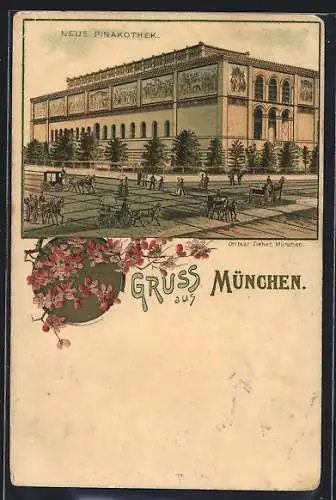 Lithographie München, Neue Pinakothek