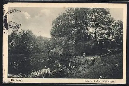 AK Duisburg, Partie auf dem Kaiserberg