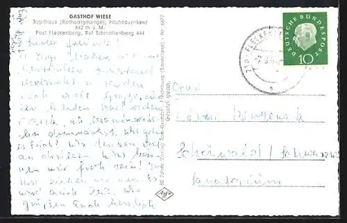 AK Fleckenberg, Gasthof Wiese
