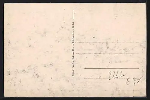 AK Lütjenburg i. Holstein, Marktplatz mit Gebäuden