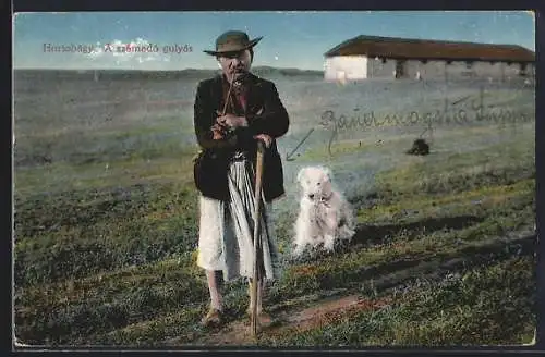 AK Hortobágy, A számadó gulyás, ungarische Tracht