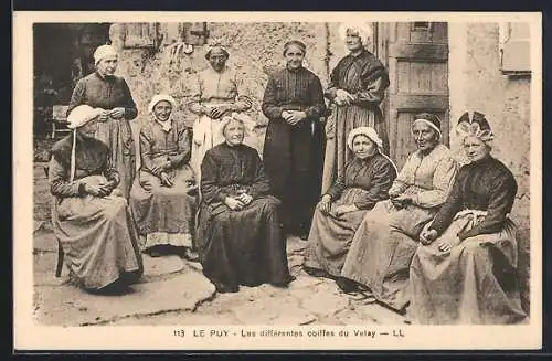 AK Le Puy, Les diffèrentes coiffes du Velay