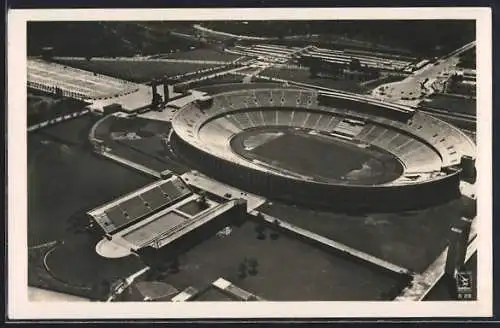 AK Berlin, Reichssportfeld, Olympiastadion mit Schwimmstadion