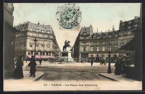 AK Paris, La Place des Victoires