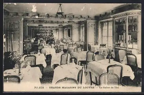 AK Paris, Grands Magasins du Louvre, Le Salon de The