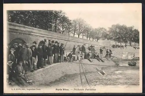 AK Paris Vecu, Pecherus Parisiens, Angler