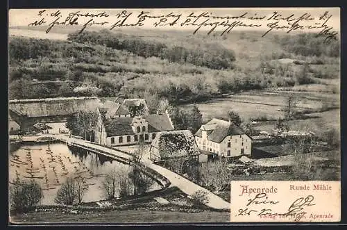 AK Apenrade, Runde Mühle, Totalansicht