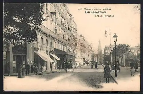 AK San Sebastian, Calle Hernani