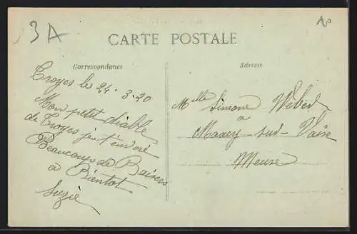 AK Troyes, Rue Urbain IV., Geschäfte
