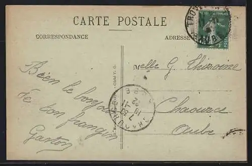 AK Troyes, La Préfecture et le Bassin