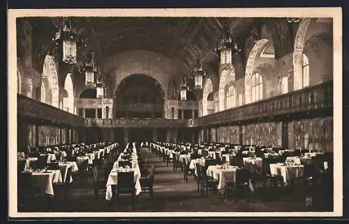 AK Berlin-Tiergarten, Weinhaus Rheingold, Innenansicht des Kaiser-Saal, am Potsdamer Platz