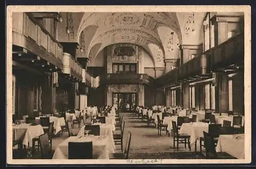 AK Berlin-Tiergarten, Bankett-Saal im Weinhaus Rheingold am Potsdamer Platz