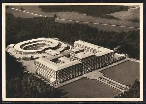 AK Bad Bramstedt in Holstein, Rheumaheilstätte, Fliegeraufnahme