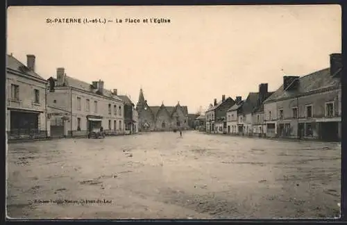 AK St-Paterne, La Place et l`Église